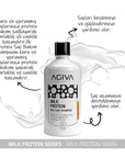 Agiva Milk Protein Hair Care Set: Shampoo, Hair Milk & Comb - Repair Damaged Hair, Restore Shine, Moisturize & Detangle Agiva Milk Protein Hair Care: Repair, Moisturize & Shine milk protein shampoo, hair milk for dry hair, hair care set, damaged hair repair, hair moisturizing treatment, protein hair treatment, hair detangling comb, split ends repair, dry hair shampoo, moisturizing hair milk, protein shampoo, shampoo for damaged hair, hair repair kit, hair milk, dry hair, damaged hair, hair care, shampoo, co
