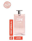 She Love Perfume & Deodorant Set for Women: Long-Lasting Fragrance, Alcohol-Free, Refreshing Daily Use (6.76 fl oz Total) She Love Perfume & Deodorant: Long-Lasting Women's Fragrance perfume and deodorant set, women's fragrance set, alcohol-free deodorant, long-lasting perfume, fragrance gift set, daily use perfume, refreshing deodorant spray, perfume set, deodorant spray, women's perfume, fragrance for women, alcohol free, skin-friendly, long lasting scent, refreshing, daily fragrance, gift for her, person