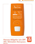 Avene SPF 50+ Sunscreen Stick for Sensitive Areas - Protects Against UVA and UVB Rays, Soothes with Thermal Water Avene SPF 50+ Sunscreen Stick for Sensitive Skin SPF 50+ sunscreen stick, Sensitive skin sun protection, Avène Thermal Water sunscreen, UVA and UVB protection stick, Sunscreen for sensitive areas, Stick sunscreen, Sunscreen for face and body, Outdoor protection, Sun protection for sensitive skin, Children's sunscreen