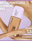 Maybelline New York Super Stay Lumi Matte Foundation - Long-Lasting, Matte Finish, 132 Maybelline Super Stay Lumi Matte Foundation - Long-Lasting Matte Makeup Maybelline Super Stay Lumi Matte Foundation, Long-lasting foundation, Matte finish makeup, Lightweight foundation, Foundation for various skin tones, Makeup for daily use, Durable makeup, Natural-looking foundation, Foundation with amino acid pigments