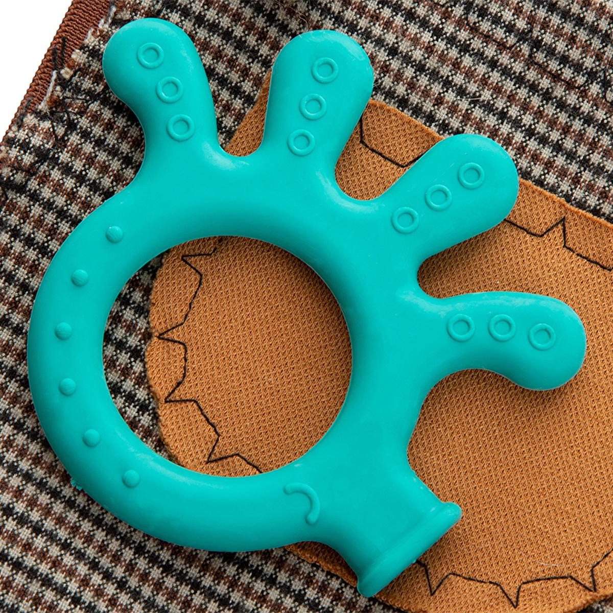 Babyjem Baby Teether Toy, Soft and BPA Free Teething Relief for Infants - Green Octopus Baby Teether Toy - Soft & BPA Free Teething Relief baby teether toy, teething relief, non-toxic baby products, BPA free teether, soft baby teether, sterilizable baby products, green octopus teether, TPU baby teether, baby safety products, infant teething solutions