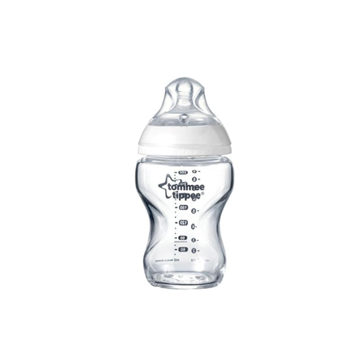 Tommee Tippee Closer to Nature Baby Bottle, 8.45 fl oz, Anti-Colic, BPA-Free Tommee Tippee Baby Bottle - Anti-Colic & BPA-Free baby bottle, natural feeding, anti-colic, BPA-free, Tommee Tippee, Closer to Nature, 8.45 fl oz, baby feeding, newborn essentials, baby care