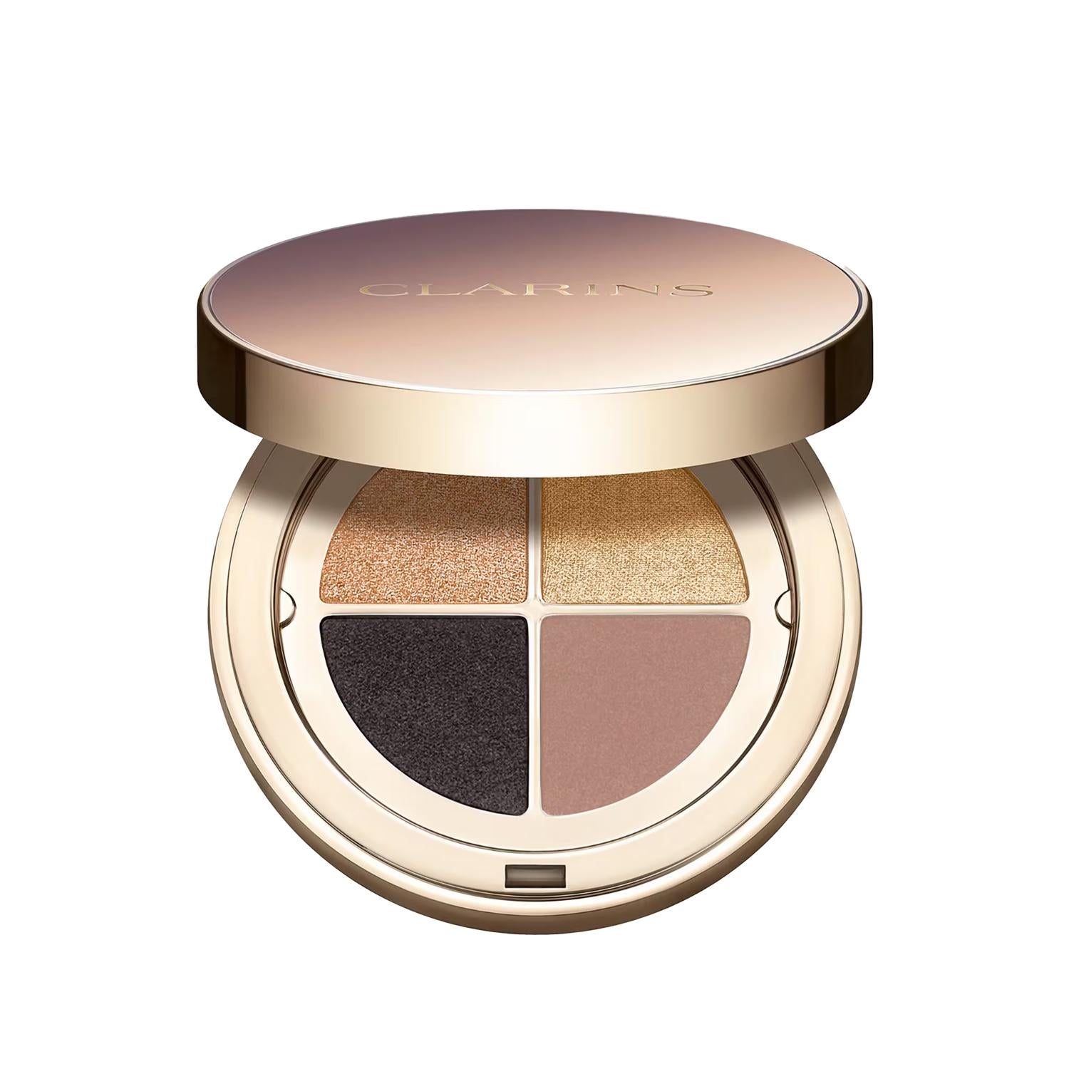 Clarins Ombre 4-Color Eyeshadow Palette - 08 Amber: High Pigment, Blendable, Warm-Toned Eye Makeup - Perfect for Travel! Clarins Amber Eyeshadow Palette: Blendable, High Pigment for Stunning Eyes Eyeshadow Palette, Clarins Eyeshadow, Amber Eyeshadow Palette, Warm Toned Eyeshadow, 4 Color Eyeshadow Palette, Blendable Eyeshadow, High Pigment Eyeshadow, eyeshadow, makeup, cosmetics, warm tones, amber tones, blendable, high pigment, travel-friendly, compact, eye makeup, beauty, highlighting, contouring, smoky e