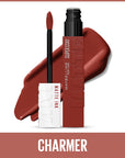Maybelline Super Stay Matte Ink: Long Lasting Liquid Lipstick - Transfer-Proof, Smudge-Proof, Non-Drying Matte Finish - Charmer Shade Maybelline Super Stay Matte Lipstick: Long Lasting & Transfer-Proof matte lipstick, long lasting lipstick, transfer proof lipstick, liquid matte lipstick, Maybelline Super Stay, non-drying matte lipstick, smudge proof lipstick, long wear lip color, Maybelline lipstick, Super Stay lipstick, matte lip color, long-wearing lipstick, transfer-resistant lipstick, non-drying lipstic