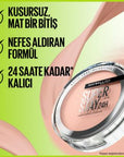 Maybelline New York Superstay Hybrid Powder Foundation - Long Lasting, Vegan, Matte Finish Maybelline Superstay Hybrid Powder Foundation - 24hr Matte Finish long-lasting foundation, vegan makeup, hybrid powder foundation, water-resistant makeup, matte finish foundation, cruelty-free beauty, ethical beauty products, durable makeup, everyday makeup, busy professionals, vegan beauty, Maybelline New York, Superstay Foundation