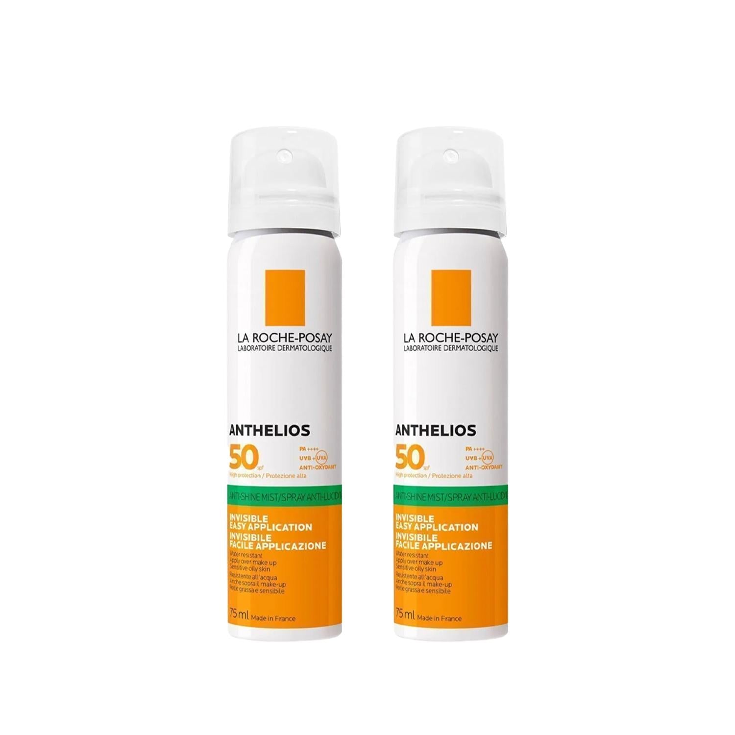 La Roche-Posay Anthelios SPF 50+ Anti-Shine Face Mist (2-Pack): Broad Spectrum Sunscreen for Oily Skin, Matte Finish, Lightweight Facial Spray La Roche-Posay SPF 50+ Face Mist: Anti-Shine Sunscreen La Roche Posay Anthelios, SPF 50+ face mist, Anti-shine sunscreen, Sunscreen for oily skin, Facial sunscreen spray, Broad-spectrum sunscreen mist, La Roche Posay sunscreen, Face mist with SPF, Matte finish sunscreen, sunscreen, face mist, SPF 50, anti-shine, oily skin, combination skin, lightweight sunscreen, fac
