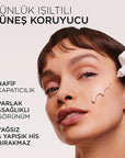 Loreal Paris Bright Reveal SPF 50+ Anti-Dark Spot Colored Fluid Daily Face Sunscreen 50ml - Light Loreal Paris Bright Reveal SPF 50+ Face Sunscreen - Light face sunscreen, SPF 50+ sunscreen, anti-dark spot facial care, daily UV protection for face, colored sunscreen for light skin, non-greasy sunscreen, sunscreen for sensitive skin, skincare, anti-aging, dark spot correction, daily facial protection