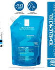 La Roche Posay Effaclar Gel 400ml Refill - Gentle Facial Cleansing for Acne-Prone Skin La Roche Posay Effaclar Gel 400ml - Acne Skin Cleanser La Roche Posay Effaclar Gel, Facial Cleansing Gel for Acne-Prone Skin, Dermatologist-Recommended Skincare, Acne Treatment Cleanser, Large Size Facial Cleanser Refill, Skincare for Acne, Gentle Facial Cleanser, Acne Prone Skin Care, Dermatologically Tested Products, Refill Facial Cleanser