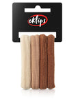 Eklips Large Towel Hair Ties Gentle Hold Assorted 4-Pack