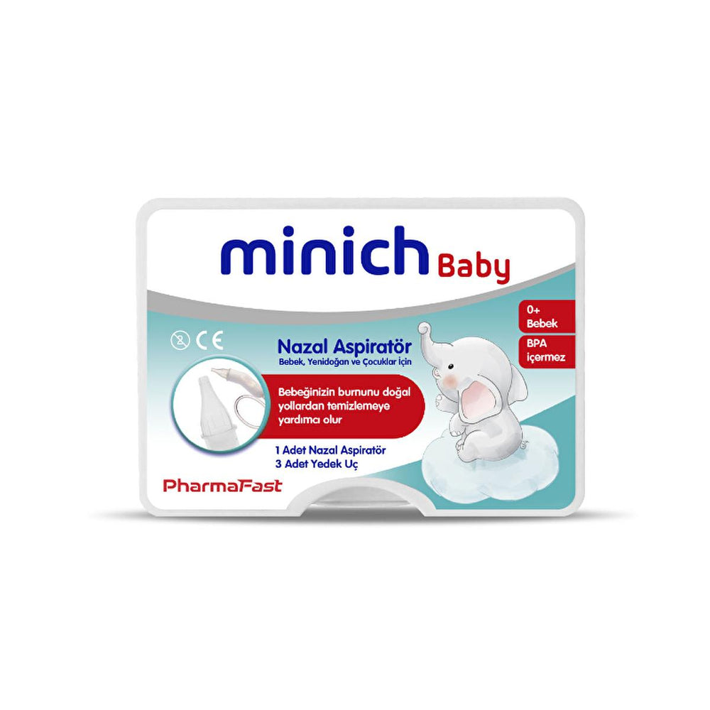 Minich Baby Nasal Aspirator: Gentle Nasal Congestion Relief for Infants, Safe Baby Nose Cleaner & Nasal Secretion Removal Minich Baby Nasal Aspirator: Gentle Baby Nose Congestion Relief baby nasal aspirator, nasal aspirator for infants, baby nose cleaner, nasal congestion relief baby, gentle nasal aspirator, baby hygiene products, nasal secretion removal baby, baby, infant, nose cleaner, congestion, relief, gentle, hygiene, secretion, clear nasal passages, parents, new parents, baby essentials, cold and flu