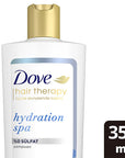 Dove Hair Therapy Hydration Spa Shampoo: Intense Moisture for Dry & Damaged Hair - Hyaluronic Acid, Deep Scalp Care, Stronger Hair Dove Hydration Shampoo: Intense Moisture & Scalp Care hydrating shampoo, moisturizing shampoo, hair therapy shampoo, dry hair shampoo, damaged hair shampoo, hyaluronic acid shampoo, scalp care shampoo, dove shampoo, dove hair therapy, shampoo for dry scalp, shampoo, hair care, hydration, moisture, dry hair, damaged hair, healthy scalp, hyaluronic acid, clean scalp, moisturizing,