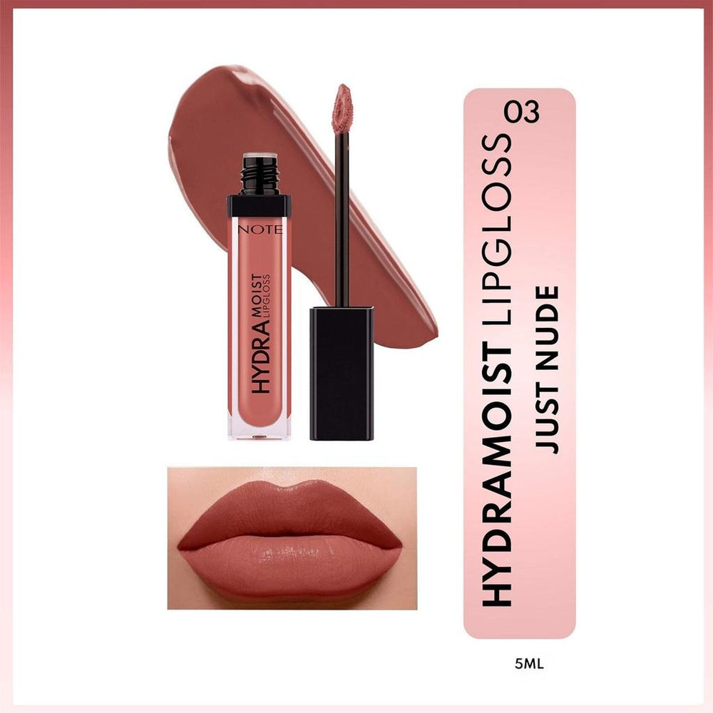 Note Hydramoist Lipgloss in 03 Just Nude for Hydrating Shine