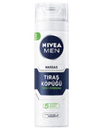 Nivea Men Sensitive Shaving Foam for Men with Sensitive Skin - 6.76 fl oz, Alcohol-Free, Ultra Glide Technology Nivea Men Sensitive Shaving Foam - Alcohol-Free & Soothing Shaving Foam, Sensitive Skin, Nivea Men, Ultra Glide Technology, Alcohol-Free, Men's Grooming, Shaving Essentials, Sensitive Shaving, Dermatologically Tested, Made in Germany, Men's Skincare