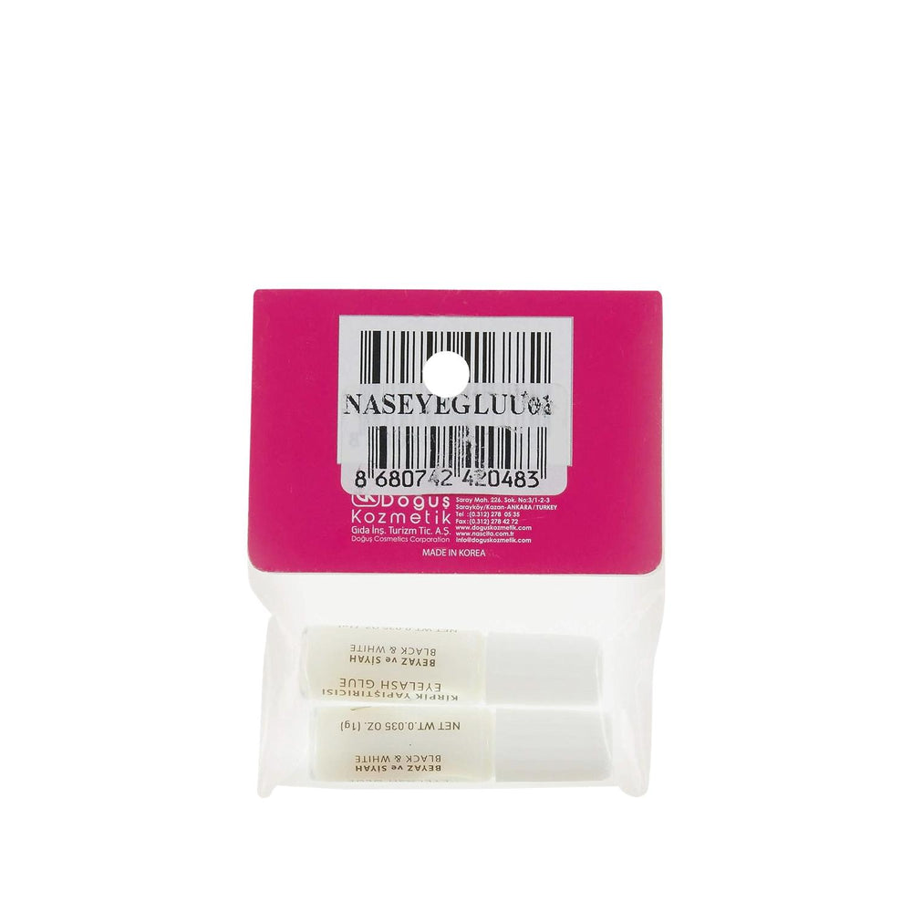 Nascita White Eyelash Glue 2x1g - Strong Hold, Easy Application, Beauty Essentials for False Lashes Nascita White Eyelash Glue for False Lashes eyelash glue, false eyelash adhesive, Nascita Kirpik Yapıştırıcısı, white eyelash glue, beauty products, cosmetics, makeup essentials, eyelash enhancement, beauty enthusiasts, gift ideas, special occasion makeup, everyday beauty, false lashes, eyelash application, strong hold glue, easy application glue, sensitive eye area friendly