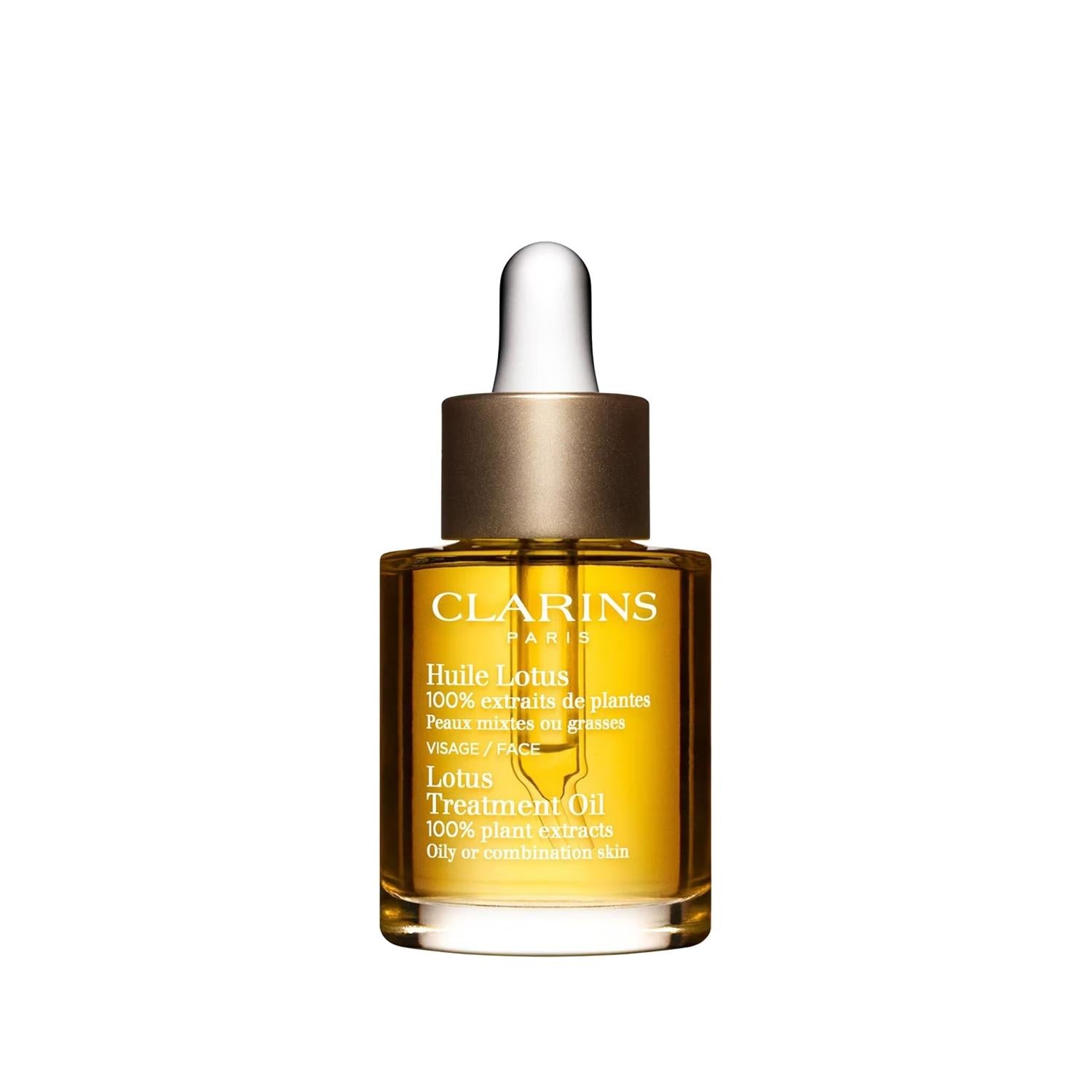 Clarins Lotus Facial Oil: Balance Oily Skin, Minimize Pores & Hydrate with Plant Extracts - Natural Skincare for Radiant Complexion Clarins Lotus Oil: Balance Oily Skin & Minimize Pores Clarins Lotus Oil, Lotus facial oil, Oily skin treatment, Balancing facial oil, Plant extract facial oil, Clarins skincare, Facial oil for combination skin, Natural skincare, Pore minimizing oil, facial oil, lotus extract, hazelnut oil, plant extracts, balancing properties, purifying properties, oily skin, combination skin,