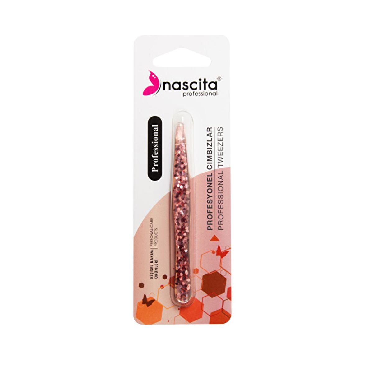 Nascita Precision Eyelash Tweezers - Angled Tip for Perfect Eyebrow Shaping & Hair Removal - Durable & Portable Nascita Tweezers: Precision Eyebrow Shaping & Hair Removal eyebrow tweezers, hair removal tweezers, angled tweezers, precision tweezers, eyelash tweezers, tweezers, beauty tool, grooming, eyebrow shaping, hair removal, angled tip tweezers, durable tweezers, easy grip tweezers, portable tweezers, makeup, cosmetics, beauty, personal care, fine hair removal, gifts for her, beauty essentials, eyebrow