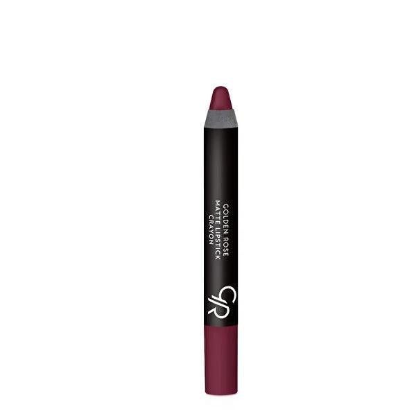 Golden Rose Matte Lipstick Crayon - Moisturizing, Dermatologically Tested Lip Color with Rich Shades Golden Rose Matte Lipstick Crayon - Moisturizing & Long-Lasting matte lipstick, lip crayon, moisturizing lip color, dermatologically tested cosmetics, Vitamin E lip care, long-lasting lip color, lip care, cosmetics, beauty products, makeup, lipstick, crayon lipstick