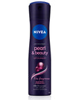 Nivea Pearl & Beauty Deodorant Spray for Women - 48 Hour Protection, Alcohol-Free, Dermatologically Tested Nivea Pearl & Beauty Deodorant Spray - 48 Hour Protection Nivea Pearl & Beauty Deodorant Spray, Women's Deodorant, 48-hour Deodorant Protection, Alcohol-Free Deodorant, Dermatologically Tested Deodorant, Deodorant Spray, Women's Personal Care, Long Lasting Deodorant, Fresh Fragrance Deodorant, Anti-Perspirant Deodorant, Sensitive Skin Deodorant