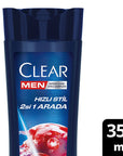 Clear Men Anti-Dandruff Shampoo - Scalp Treatment | 12 Fl Oz