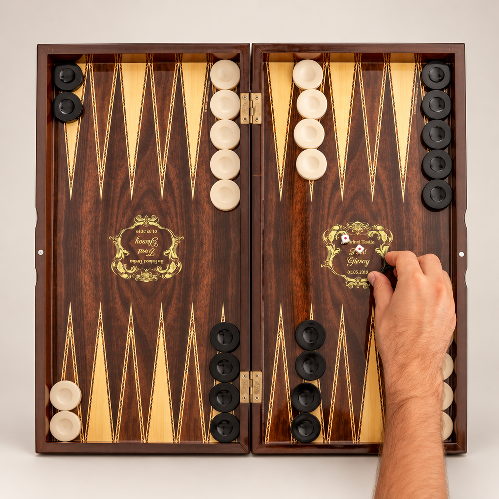 Personalized Backgammon Set