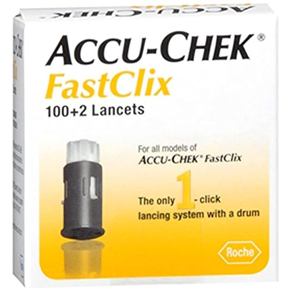 Accu Chek Fastclix 100+2 Lancets