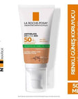 La Roche-Posay Tinted Sunscreen Gel-Cream SPF 50+ - Oil Control, Matte Finish for Sensitive Skin - image 3