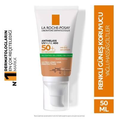 La Roche-Posay Tinted Sunscreen Gel-Cream SPF 50+ - Oil Control, Matte Finish for Sensitive Skin - image 3