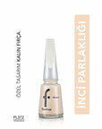 Flormar Pearly Intense Pigmented Nail Polish PL372 Tender Beige - Long-Lasting Shine | Premium Quality - view 2