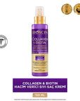 Bioxcin Collagen & Biotin Hair Cream - Strengthens, Nourishes, and Adds Volume to Thin Hair - view 3