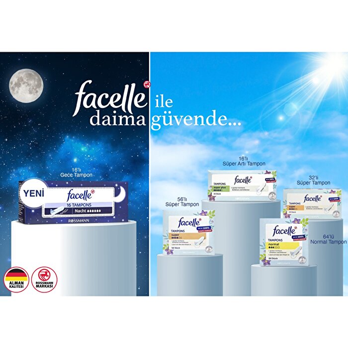 Facelle Tampon Super 32 Pieces