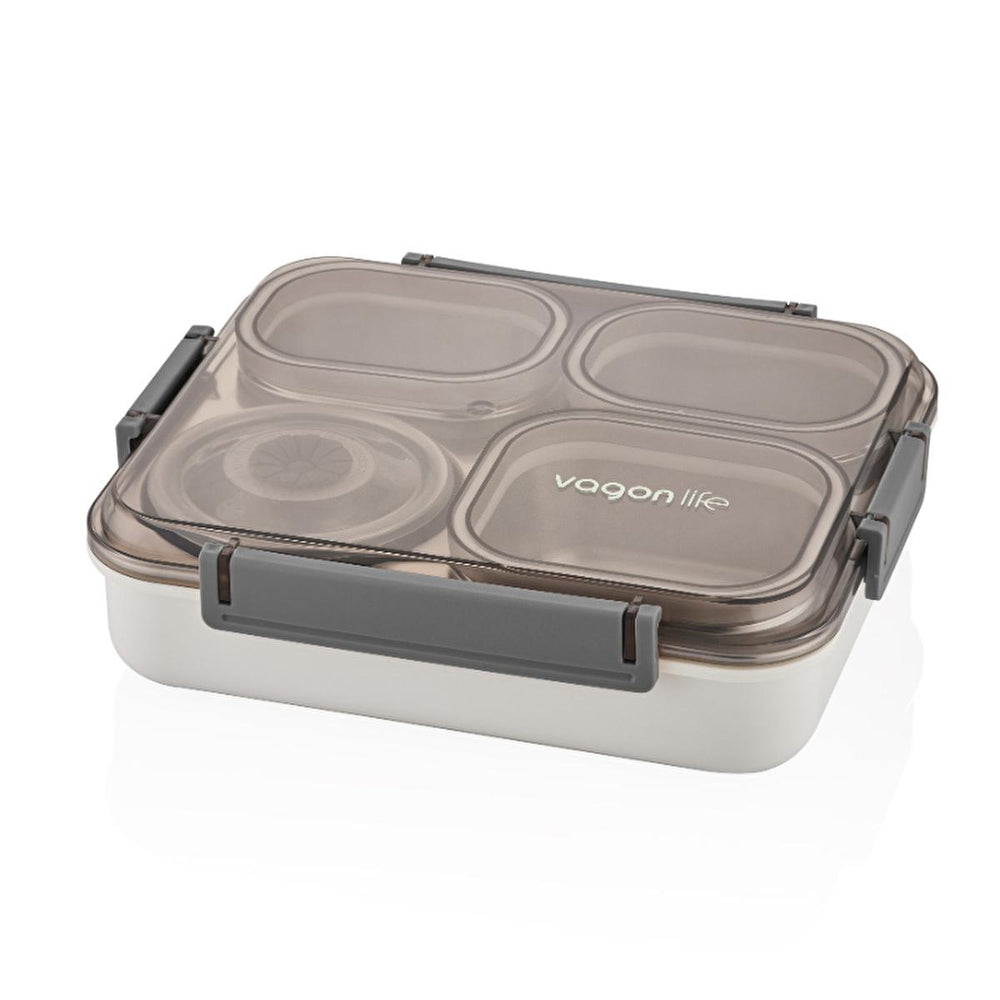 Vagon Life 1200ml Stainless Steel Lunch Box - Leakproof Bento Box with Compartments for Fresh Food Storage, Durable Metal Food Container Vagon Life Stainless Steel Lunch Box - Bento Box with Compartments stainless steel lunch box, bento box, food container, lunch box with compartments, leak proof lunch box, reusable lunch box, food storage container, metal lunch box, lunch box, food storage, stainless steel container, bento, meal prep, lunch, reusable container, durable lunch box, leakproof, compartments, f