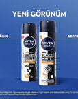 Nivea Men Men's Deodorant Spray, Anti-Perspirant Protection for Up to 72 Hours, Stain-Free, Dermatologically Tested - 5.07 fl oz Nivea Men Deodorant Spray - 72 Hour Protection men's deodorant spray, anti-perspirant deodorant, long-lasting deodorant, odor protection, stain-free deodorant, Nivea Men, dermatologically tested, ethyl alcohol-free, personal care, grooming, hygiene, men's grooming, confidence, freshness