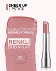 Flormar Sheer Up Enchanted Kiss: Hydrating & Natural Semi-Transparent Lipstick for Soft, Glossy Lips Flormar Sheer Lipstick: Hydrating, Natural Lip Color Sheer lipstick, Moisturizing lipstick, Natural lipstick, Glossy lipstick, Lightweight lipstick, Semi-transparent lipstick, Everyday lipstick, Lip makeup, Hydrating lipstick, Flormar lipstick, Lipstick, Lip color, Natural lip color, Glossy finish, Hydrating, Moisturizing, Lightweight, Comfortable, Creamy, Subtle color, Radiant lips, Soft lips, Dry lips, Cha