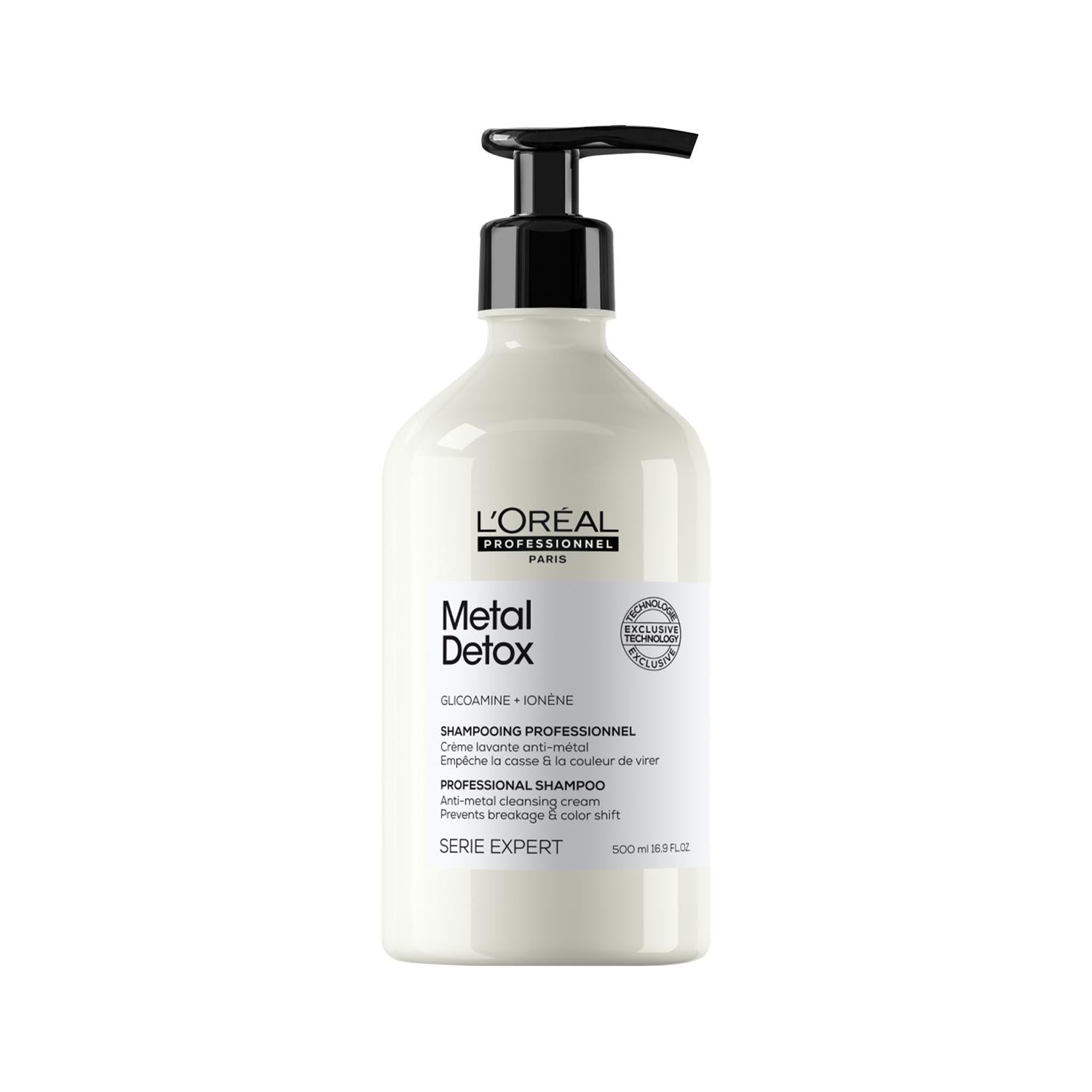 Loreal Professionnel Paris Metal Detox Shampoo - Anti-Metal Cleansing for Colored & Chemically Treated Hair, 16.91 fl oz Loreal Professionnel Paris Metal Detox Shampoo for Colored Hair Loreal Professionnel Paris, Metal Detox Shampoo, Colored hair care, Chemically treated hair shampoo, Anti-metal shampoo, Hair detox, Color protection, Hair care for treated hair, Professional hair care, Salon quality shampoo, Hair cleansing, Metal ion removal, Healthy hair solutions, Hair repair, Vibrant color, Manageable hai