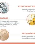 Avene Solaire SPF50+ Fluid Ultra Light - Broad-Spectrum Sunscreen Fluid for Sensitive Skin, Hypoallergenic & Non-Comedogenic Avene Solaire SPF50+ Fluid - Broad-Spectrum Sunscreen for Sensitive Skin SPF 50+ sunscreen, Ultra-light sunscreen fluid, Broad-spectrum sun protection, Hypoallergenic sunscreen, Non-comedogenic sunscreen, Sensitive skin care, Daily sun protection, Dermatologist-tested, Avène Thermal Water, Glycerin, Titanyum Dioksit, Pretocopheryl, Sunscreen for daily use, Lightweight sunscreen, Non-g