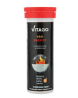 Vitago Effervescent Vitamin Supplement Tablets - Energy Boost, Immune Support, Gluten-Free, 10 Count Vitago Effervescent Vitamin Supplement - Energy & Immune Support Effervescent Vitamin Supplement, L-Carnitine Supplement, Zinc Gluconate, Caffeine Energy Boost, Gluten-Free Dietary Supplement, Preservative-Free Vitamin Tablets, Energy Support, Immune Function, Dietary Supplements, Health Supplements, Wellness Products, Vitago, Switzerland Sourced L-Carnitine, Gluten-Free, Sugar-Free, Lactose-Free, No Artific