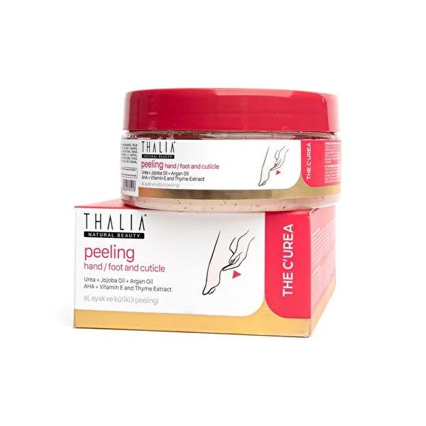 Thalia Exfoliating Hand and Foot Cream - Urea & Jojoba Oil for Dry Skin Care Thalia Exfoliating Hand & Foot Cream - Dry Skin Solution exfoliating hand cream, foot peeling cream, urea hand cream, jojoba oil for skin, argan oil benefits, dry skin care, cracked heel repair, hand care, foot care, moisturizing cream, natural skincare, skincare routine