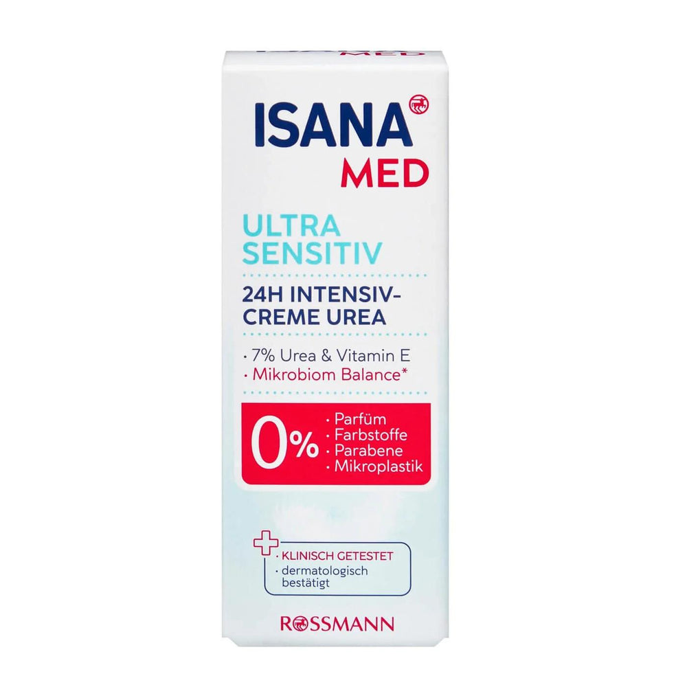 Isana Med Intensive Urea Face Cream for Dry Skin 50 ml