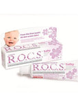 Rocs Baby Natural Toothpaste for Infants 0-3 Years - Fluoride-Free, Hypoallergenic, and Safe to Swallow Rocs Baby Natural Toothpaste - Safe & Gentle for Infants baby toothpaste, natural toothpaste for infants, fluoride-free toothpaste, hypoallergenic baby oral care, swallowable toothpaste for babies, Rocs Baby, infant oral care, natural baby products, baby oral hygiene, chemical-free toothpaste