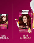 Palette Deluxe Şarap Kızılı Hair Dye - Long-Lasting Wine Red Hair Color with Nourishing Properties - view 7