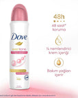 Dove Even Tone Antiperspirant Women's Spray 150ML - Smooth Skin Care | Aloe Vera & Calendula