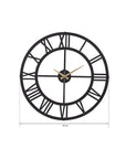 Muyika 50x50cm Modern Metal Wall Clock - Silent Sweep Mechanism, Decorative Home Accent Muyika Modern Metal Wall Clock - Silent & Stylish wall clock, metal wall clock, silent wall clock, modern home decor, large wall clock, home accents, decorative wall clock, metal decor, silent sweep mechanism, 50x50cm wall clock