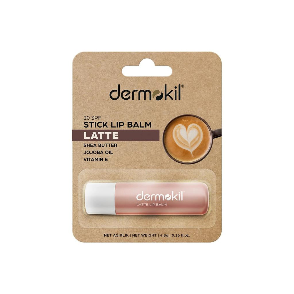 Dermokil Latte Lip Balm Hydrating Lip Care 4.8g