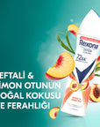 Rexona Women's Peach & Lemon Herb Antiperspirant Spray 150 ml - 72 Hour Protection
