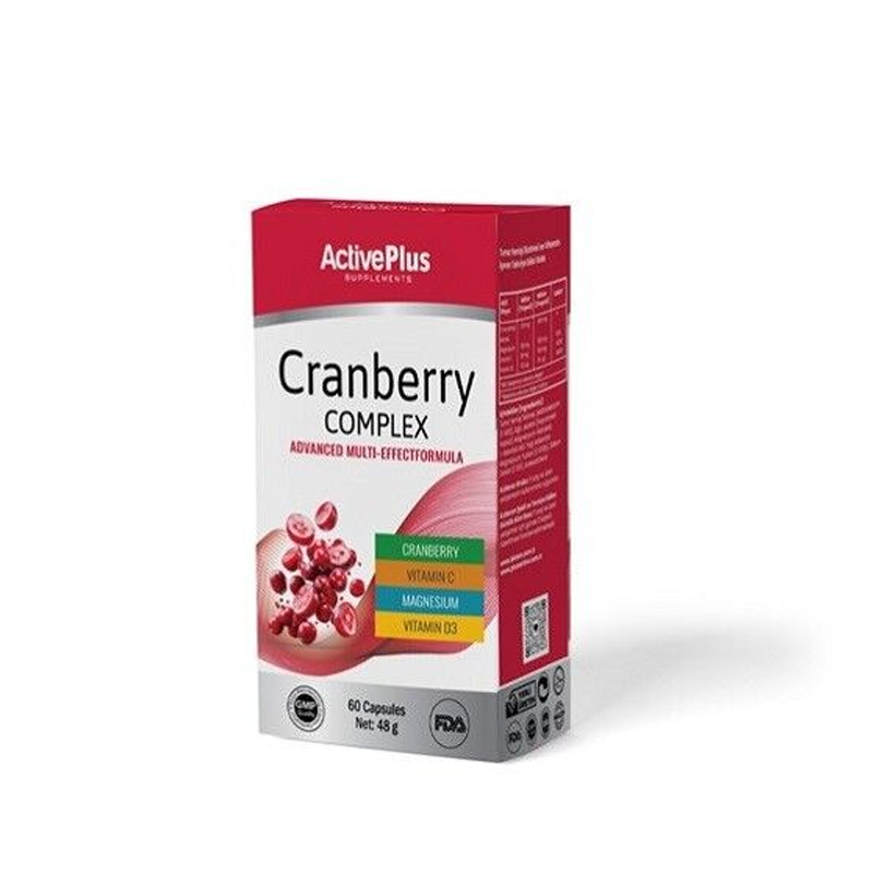 Active Plus Cranberry Complex Daily Supplement 60 Capsules