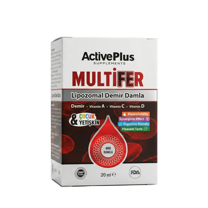 Active Plus Multifer Liposomal Iron Liquid Drops 20 ml