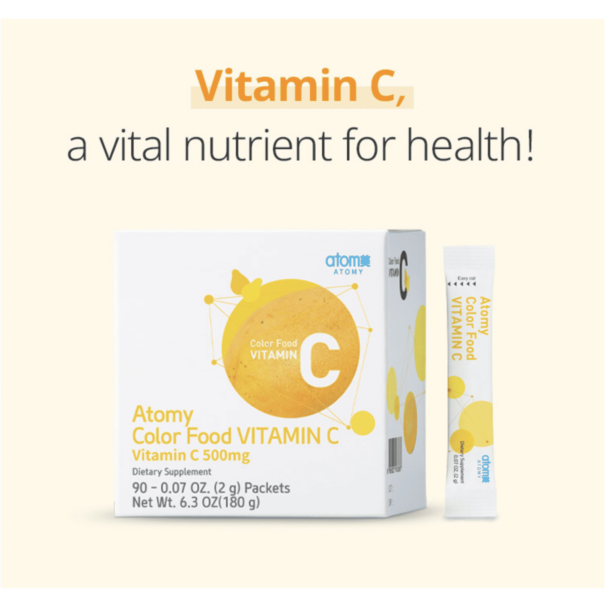 Atomy Color Food Vitamin C 90 Packs