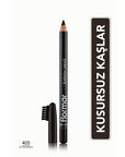 Flormar Bitter Brown Eyebrow Pencil with Soft Tip Applicator & Blending Brush | Long Lasting, Natural Definition Flormar Bitter Brown Eyebrow Pencil | Soft Tip & Natural Definition eyebrow pencil, brow pencil, eyebrow definer, soft eyebrow pencil, brow pencil with brush, long lasting eyebrow pencil, natural eyebrow pencil, bitter brown eyebrow pencil, eyebrow makeup, brow filler, eyebrow shaper, eyebrow brush, soft tip eyebrow pencil, blending brush eyebrow pencil, natural looking brows, defined eyebrows, l