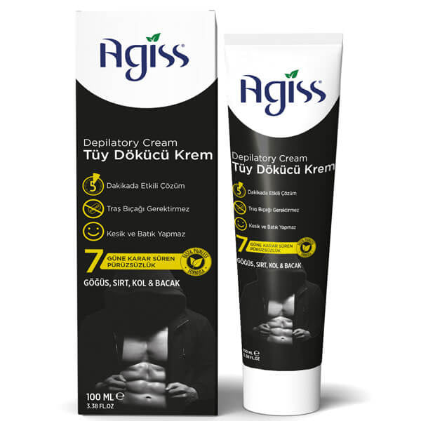 Agiss Hair Removal Cream for Men with Fast Action 100 ml