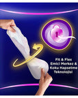 Orkid Platinum Hygienic Pads for Women - Zero Leakage, Extra Large, Comfortable Sleep Hygiene Products - Overnight - view 4